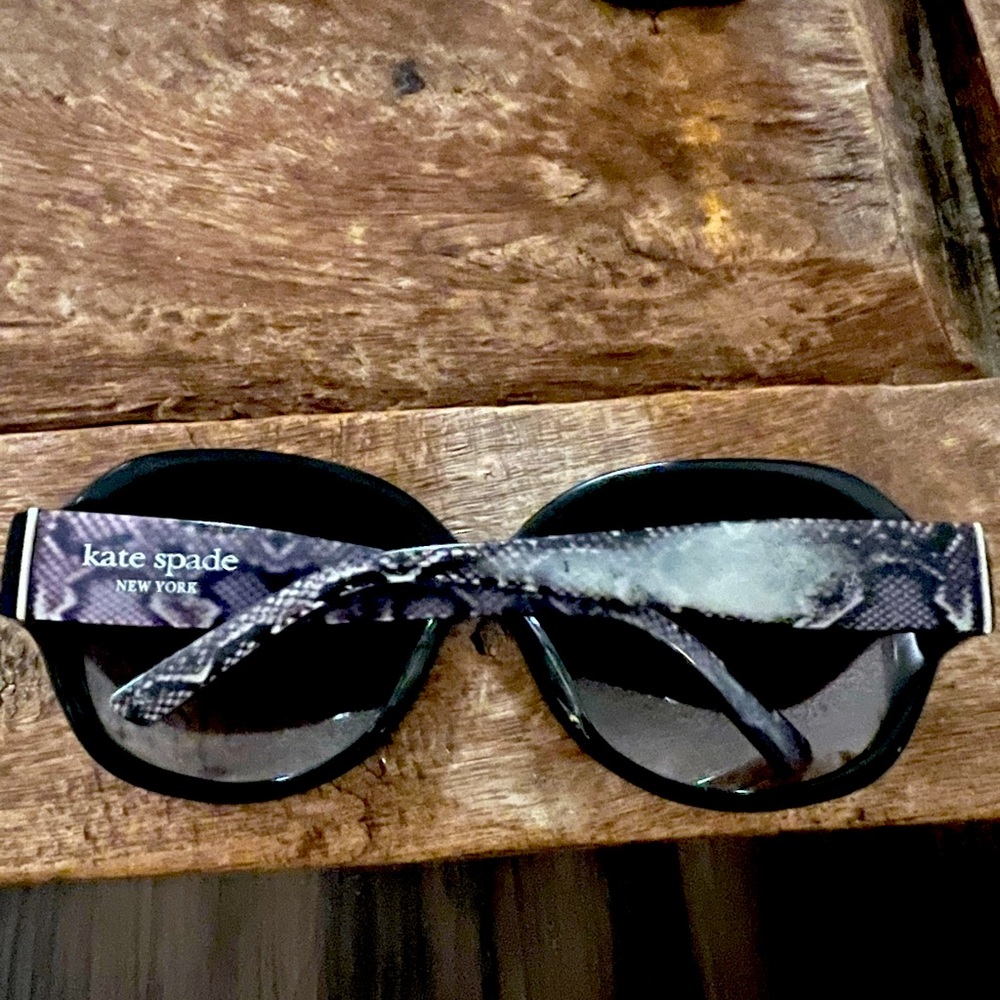 Kate spade sunglasses purple snake print